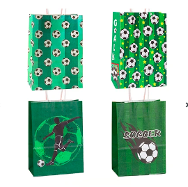 Bolsa de papel fútbol