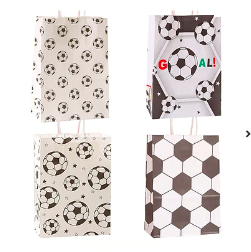 Bolsa de papel fútbol