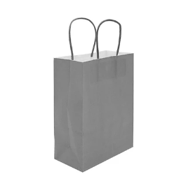 Bolsa de papel gris