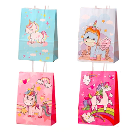 Bolsa de papel unicornio