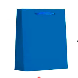 Bolsa de regalo azul