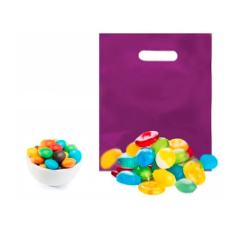 Bolsa plastica morado 10pcs