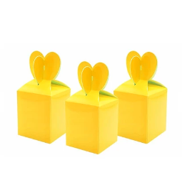 Caja de regalo amarilla 6pcs