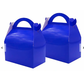 Caja de tarta azul 3pcs 