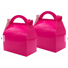 Caja de tarta fucsia 3pcs