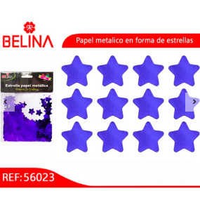 Challa metalizada de estrellas