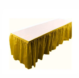 Faldon para mesa amarillo