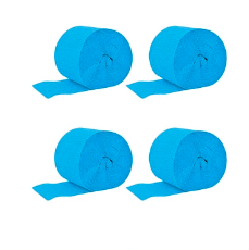 Feston decorativo azul cielo 4pcs