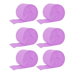 Feston fino morado claro 6pcs