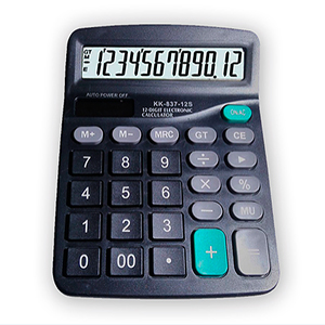 Calculadora KK-837 12 Dígitos solar