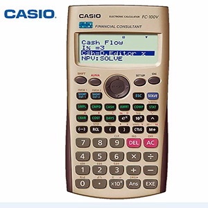 Calculadora financiera CASIO FC-100V