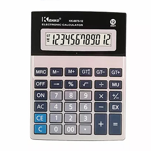 Calculadora Kenko Doble visor 12 dígitos KK-8875-12