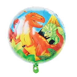 Globo metalico de dinosaurio