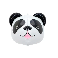 Globo metálico oso panda