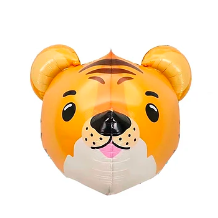 Globo metálico tigre