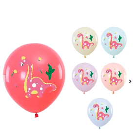 Globos de látex dinosaurio 6pcs