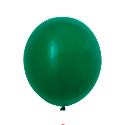 Globos de látex verde oscuro 23cm 10pcs