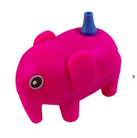 Inflador de globos eléctrico elefante fucsia