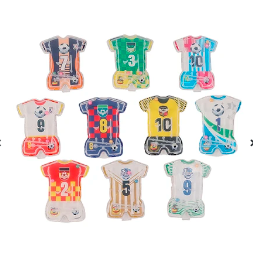 Juguete de laberinto camiseta de futbol 2pcs