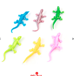 Juguete de lagarto para piñata 2pcs