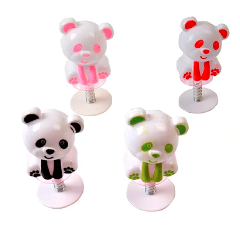 Juguete de resorte oso panda 2pcs