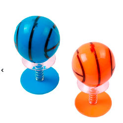 Juguete de resorte pelota de baloncesto 2pcs