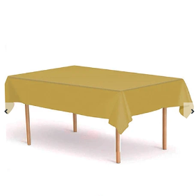 Mantel plastico oro