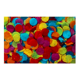 Papel picado circulo colores 10mm 40g