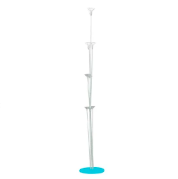 Pedestal para globos azul 9pcs