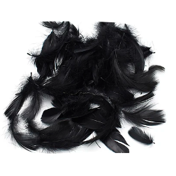 Plumas color negro 100pcs