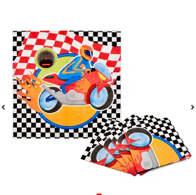 Servilleta de papel motocicleta 16pcs