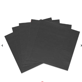 Servilletas de papel negras 16pcs