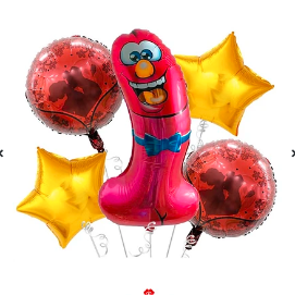 Set de globos metálicos despedida de soltera 5pcs