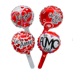 Set de globos san valentín 4pcs