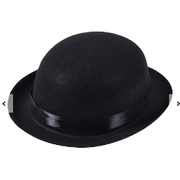 Sombrero Bombín negro