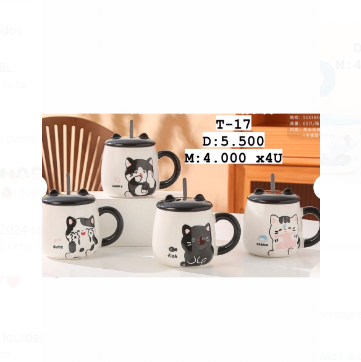 tazas diseños gatos