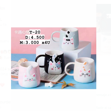 tazas diseño gato