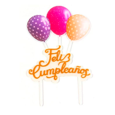 Topper feliz cumpleaños