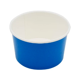 Vaso de cartón para postre azul oscuro 6pcs 