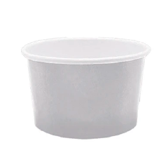 Vaso de cartón para postre plata 6pcs