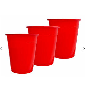 Vasos plásticos 250ml 25pcs