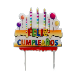 Vela Feliz Cumpleaños Globos