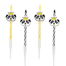 Velas oso panda 4pcs