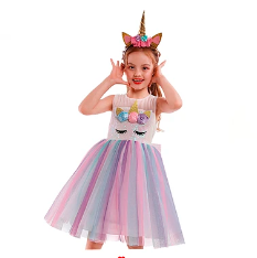 Vestido de unicornio 1pcs