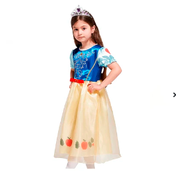 Vestido pincesa blancanieves