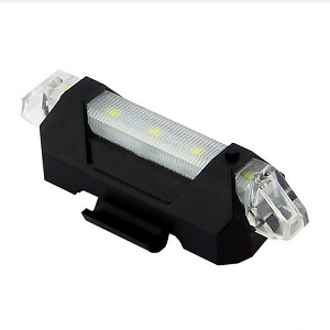Luz 5 LED Blancos Delantera Recargable USB