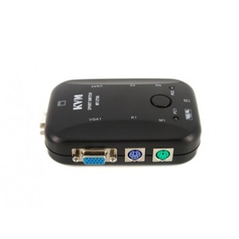 ADAPTADOR KVM 1/2 SWITCH 2 PC