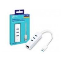 ADAPTADOR USB 3.0 HUB + PUERTO LAN TPLINK UE330 POR 3 PUERTO