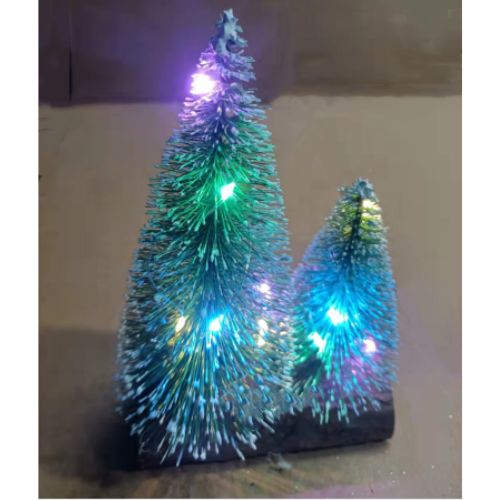 ADORNO MINI ARBOL LUMINOSA X2U.