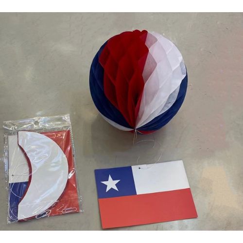 adorno papel pelota